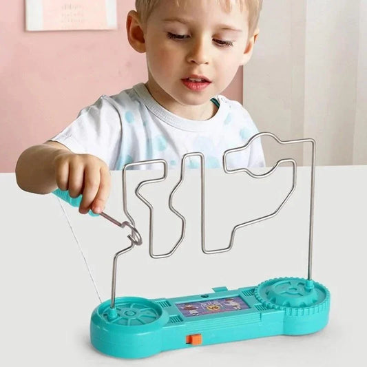 NEW Kids Collison Electric Shock Toy Education Electric Touch Maze Game Party Funny Game Science Experiment Toys for Children Gift