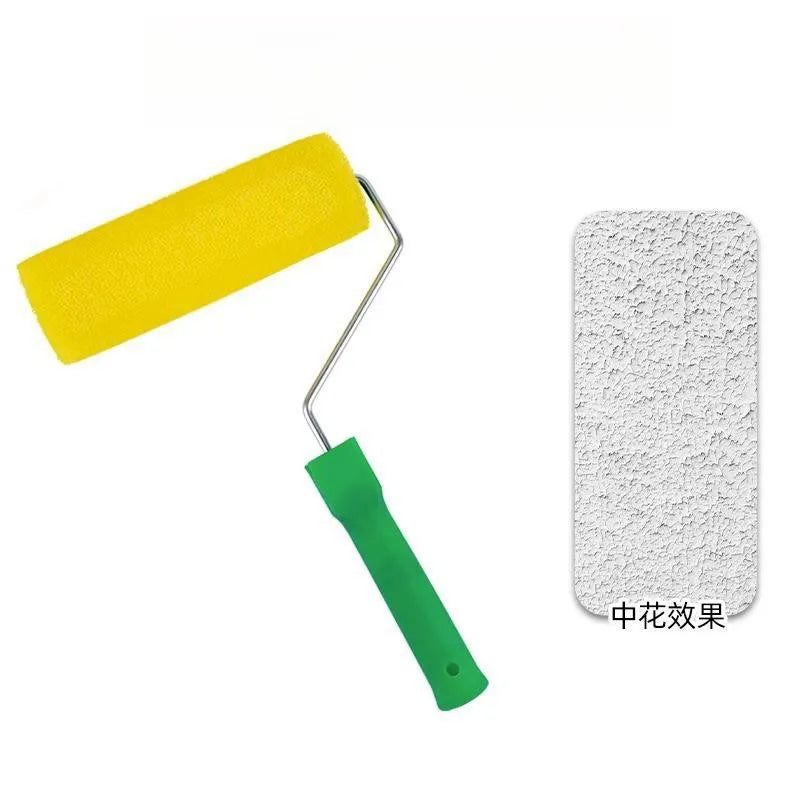 NEW Professional Paint Roller Elastic Paint Cement Coating Sponge Texture Drawing Brush Home Room Decoration Wall Painting Tools