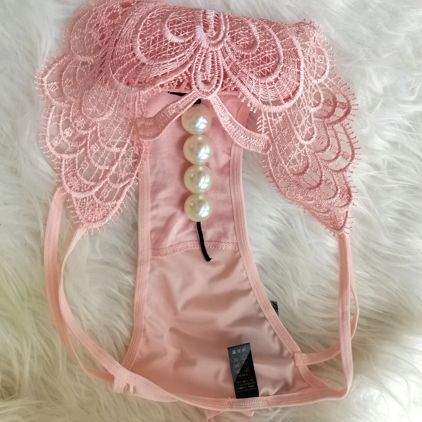 NEW Arrivals Pink/Black/Claret Color Pearl Panties, Enlarged Massage Beads, Sexy Thong, Tight Briefs Panties Women Sexy Hot  Crotchless  Thongs Women Sexy Underwear
