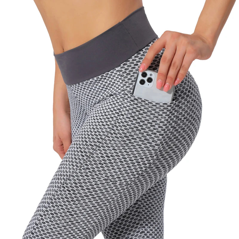 Women's Yoga Pants, Sports Tight Pants, Sportswear, Elastic Fitness Gym, Weightlifting Sports Tight Capris, High Waisted