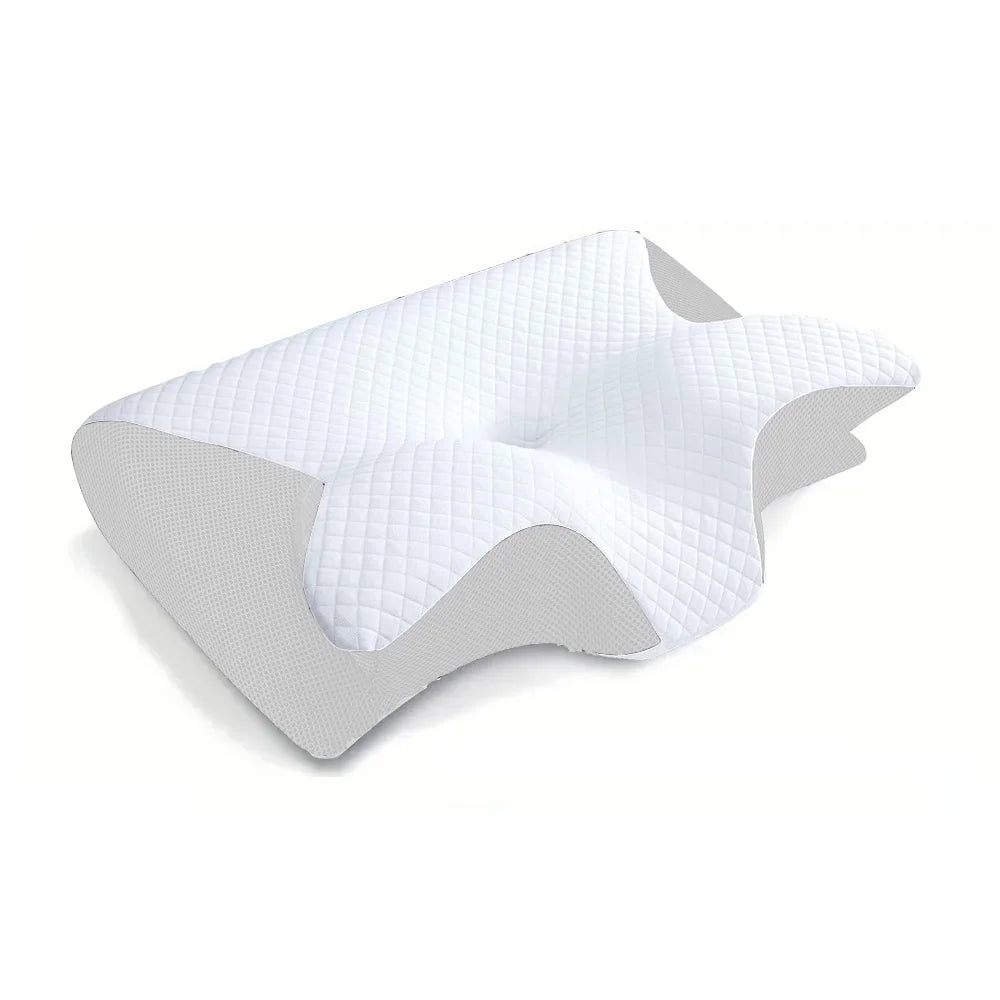 NEW Arrivals Memory Foam Cervical Pillow, 2 in 1 Ergonomic Contour Orthopedic Pillow for Neck Pain, Contoured Support Pillows, Neck Pillow