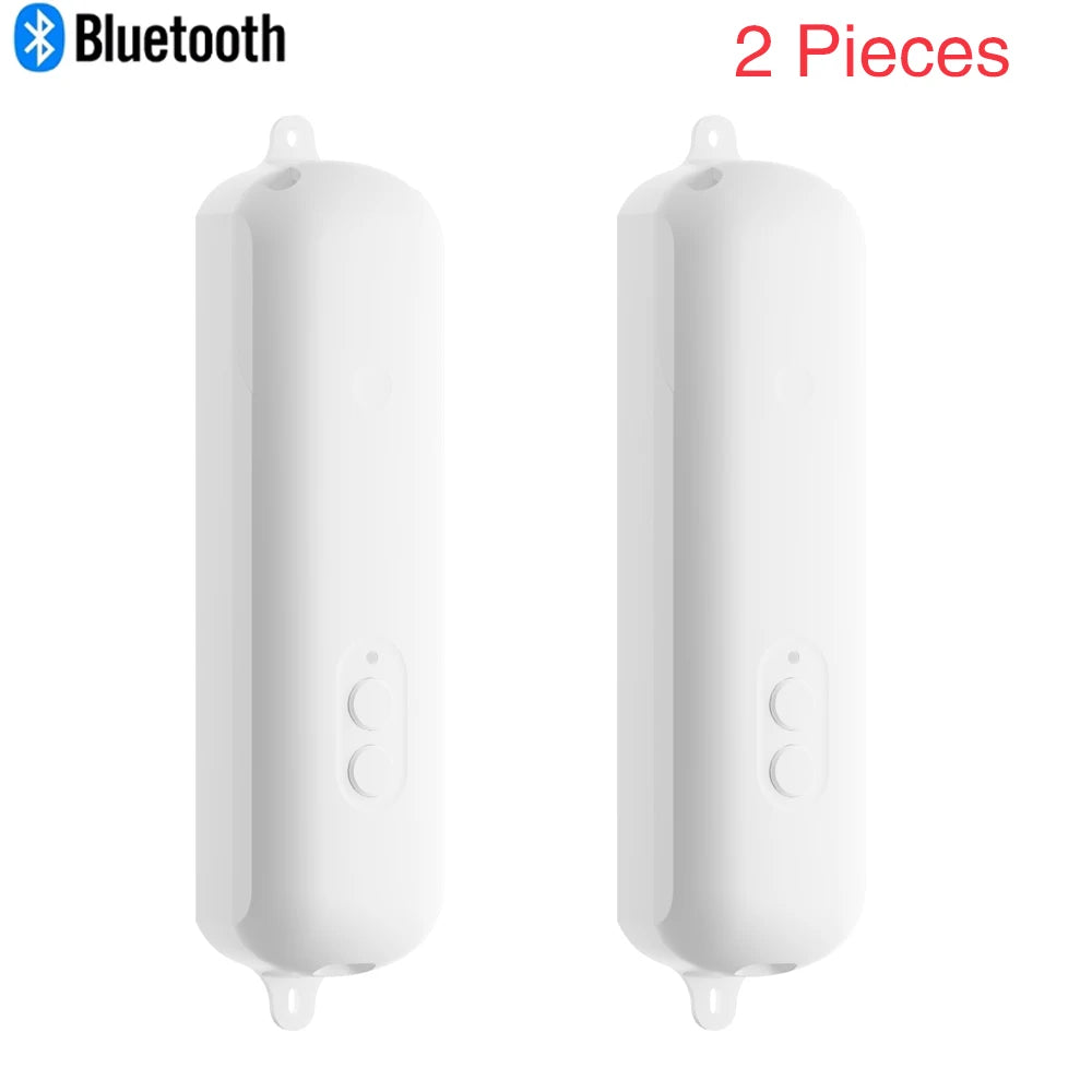 1/2 PCS Set APP Control TUYA Drapes Roller Blind Robot Motor Rechargeable Automatic Curtain Motorized Shutter Opener Siri Voice Control For Alexa Google Assistant