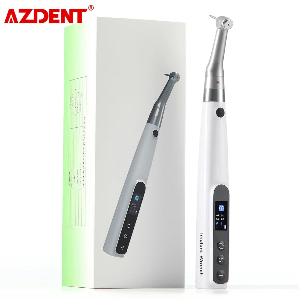 Dental Electric Wireless Torque Driver Implant Torque Wrench with 16pcs Screwdrivers Kit Implant Motor Dentistry Tools