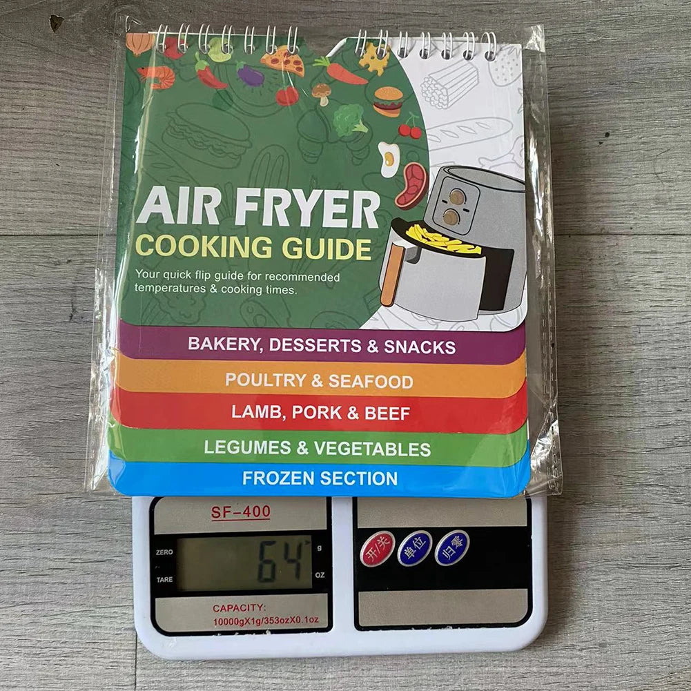 Air Fryer Magnetic Cheat Sheet Air Fryer Cookbook Calendar Food Pro Recipes Temperature Cooking Time Guide Kitchen Accessories