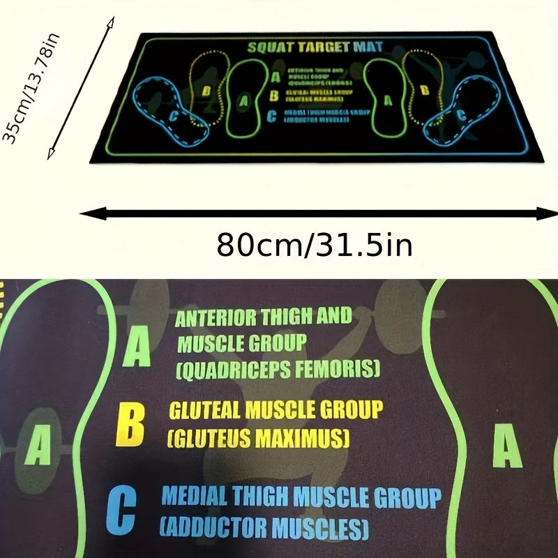 NEW Arrivals 4 PCS Set Dual Color Squat Pad Non-Slip Durable, Home and Gym Use, No Battery Needed, Ideal for Fitness and Exercise, Comfortable and Secure Sports Supplies