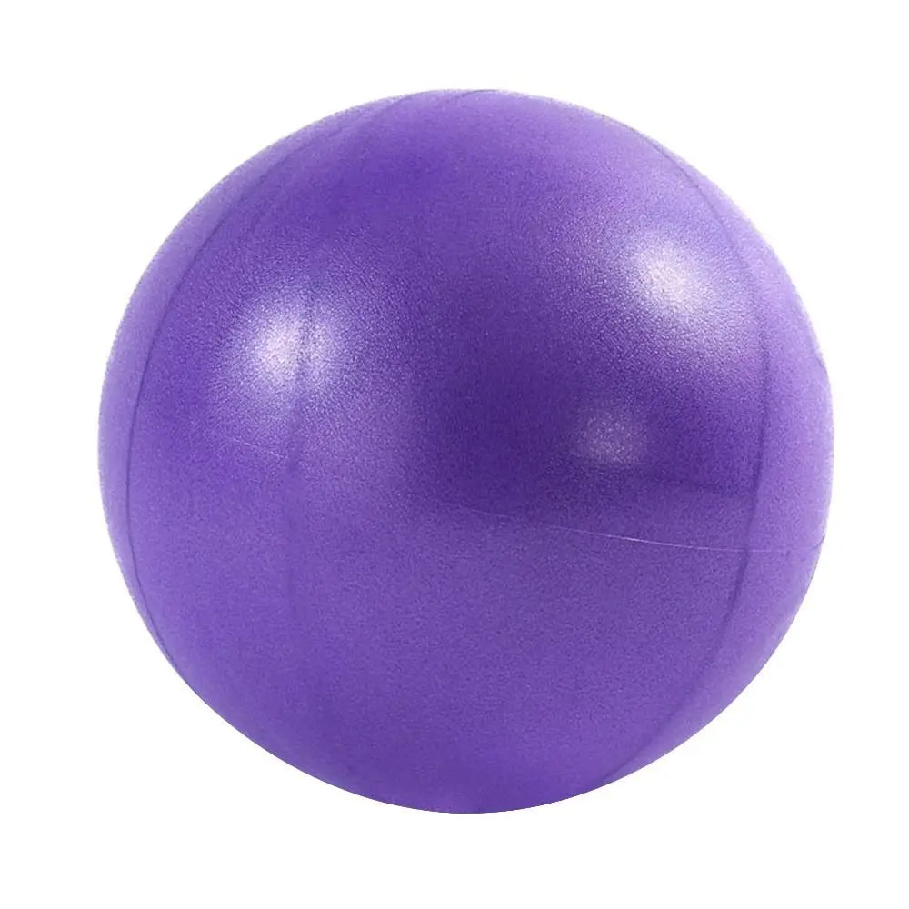 NEW Arrivals 25cm Mini Yoga Ball Soft Pilates Exercise Gym Ball PVC Non Slip Home Training Balance Stability Inflatable Straw Easy Inflation Home Indoor Exercise Gym Sports Supplies