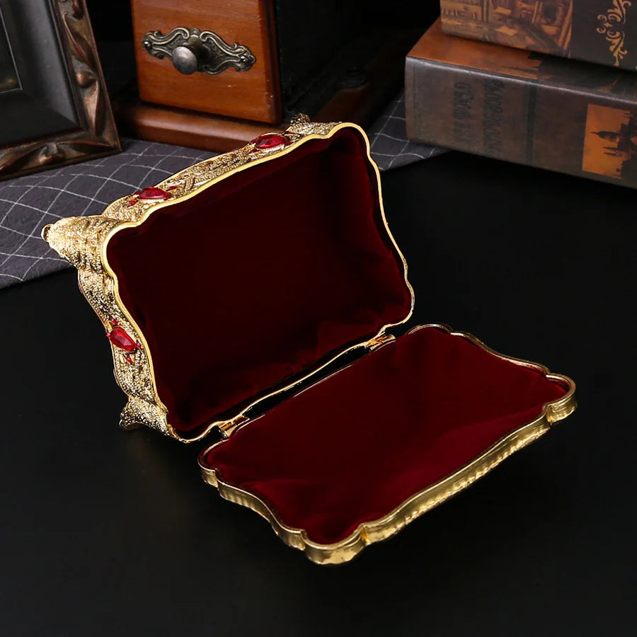 NEW Arrivals 9 Colors/Patterns European Jewelry Box, Necklace, Earrings, Rings Cosmetics Storage, Desktop Decorative Ornaments, Suitable for Wedding Birthday Wife Girlfriend Valentine's Day Gifts.