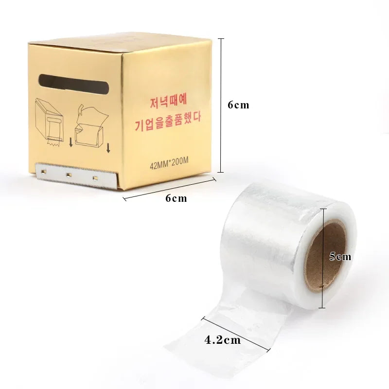 10 Rolls Set Tattoo Eyebrow Microblading Preservative Film Plastic Wrap 42mm*200m Tattoo Accessory Semi Permanent Make Up Supplies