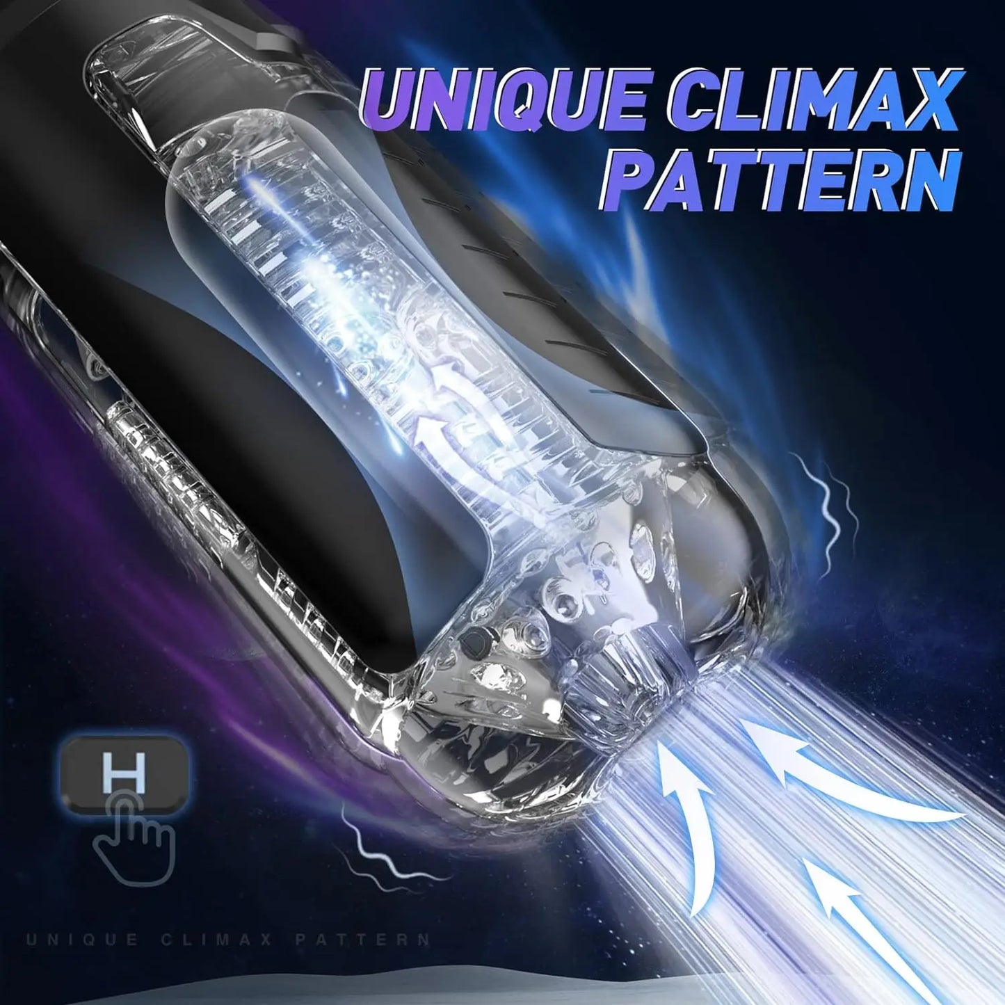 Adult Sex Toys Automatic Sucking Male Masturbator 4 Suction 10 Vibration Electric Pocket Pussy Penis Vacuum Pump Men Sex Machine