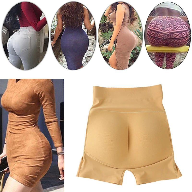 Women Sexy High Waist Body Shaper Butt Lifter Padded Hip Enhancer Shapewear Tummy Control Panties Fake Ass Shorts