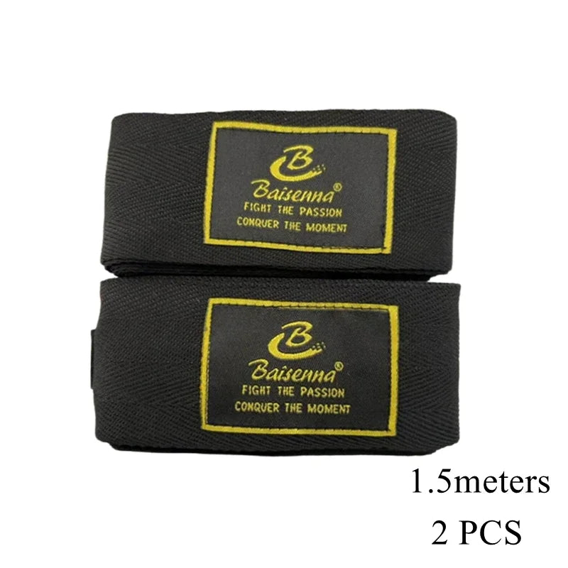 2 Rolls Set 1.5/2/3/5M Cotton Boxing Bandage for Women Men Kids Sports Strap Kick Boxing MMA Hand Gloves Wraps Belt Boxing Sports Wraps Bandage Sports Accessories