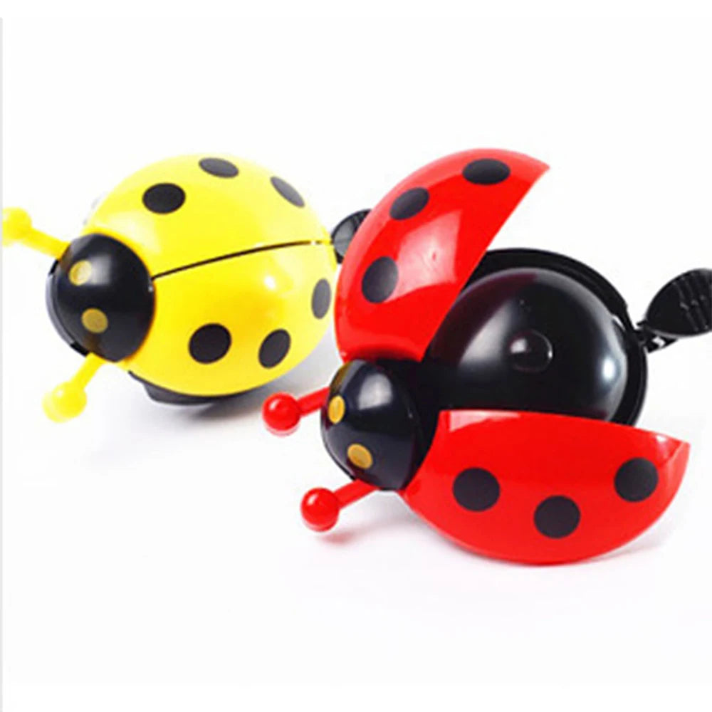 1PC Bicycle Small Bell Cartoon Beetle Ladybug Cycling Bells For Lovely Kids Girls Bike Ride Mini Bell Alarm Bicycle Accessories