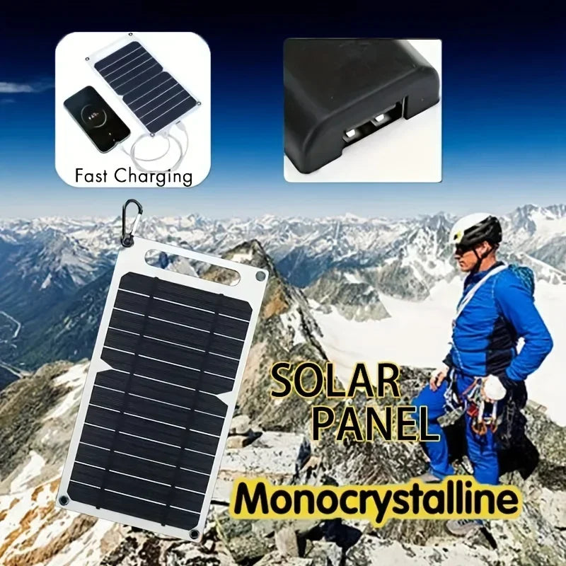 35W Sun Power Portable Solar Panel 5V Solar Plate With USB Safe Stabilize Charger For Power Bank Phone Outdoor Camping Home RV Gift