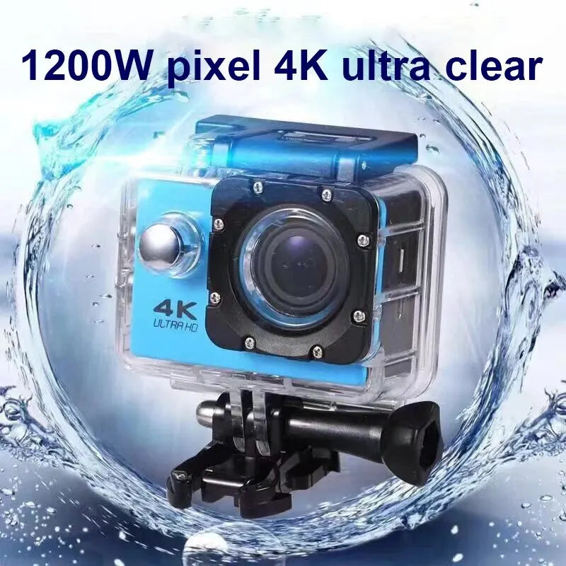 4k High-Definition Diving Sports Camera, Motorcycle, Bicycle Helmet, Waterproof And Anti Shaking Wifi Camera For Cycling