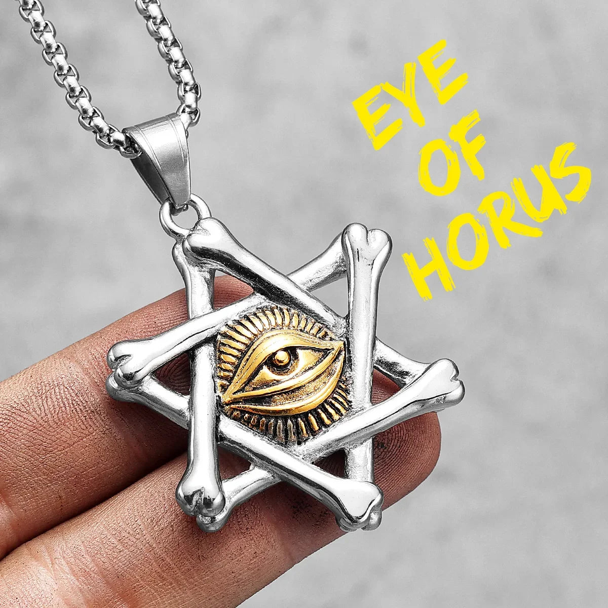 38 Types Illuminati's Masonic Hexagram Salomon Star of David Masonic Stainless Steel Men Necklaces Pendant Chain Punk New in For Women Fashion Secret Society Jewelry Gifts