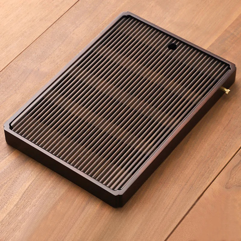BAMBOO Natural Tea Tray Water Storage  Tea Set Simple Rectangular Tea Board Tea Storage Tray