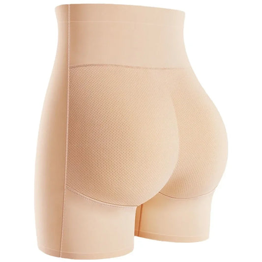 NEW Arrivals High Waist Butt Pad Women  Underwear Realistic Plump Cheeky Bottom Seamless Peach Butt Large Size Waist Shaping Abdomen Control