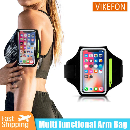 NEW Arrivals Outdoor Sports Multi-functional Arm Bag With Double Zipper Head Phone Earphone Storage Bags For Smartphones Running Accessories Sports Supplies