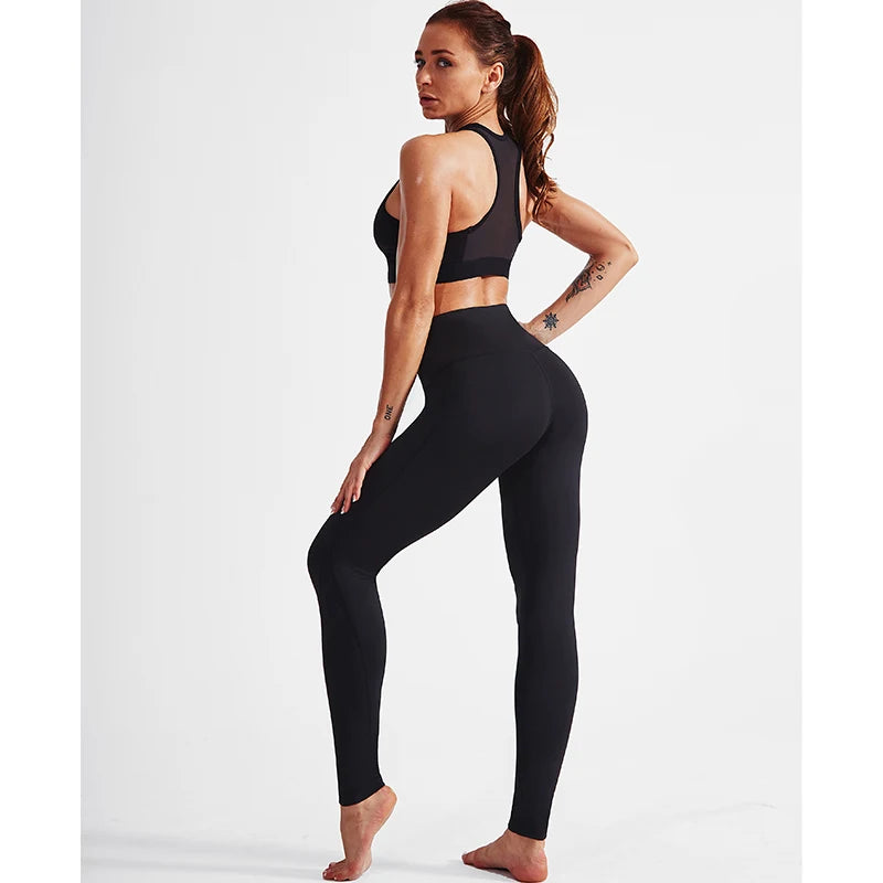 Women's High Waist Running Workout Leggings for Yoga with Pockets