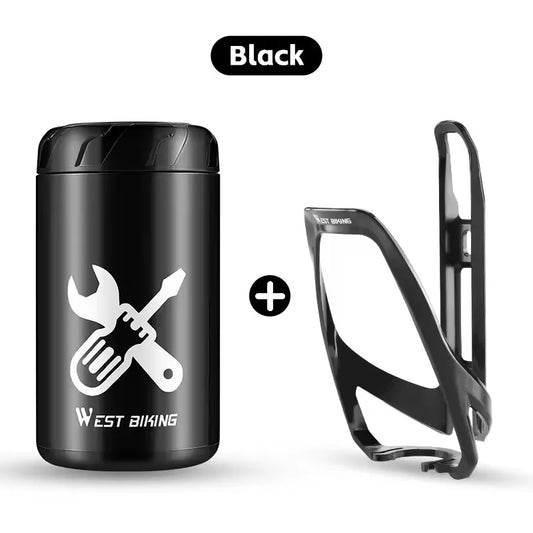 NEW Arrivals 2PCS Set Portable Bottle Storage Bottle Pod Cycling Tool Bottle Storage Cycle Tire Repair Kit Holder For Water Bottle Cage Bicycle Accessories