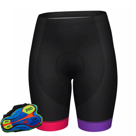NEW Arrivals S-5XL Plus Size 6 Colors/Styles 20D Gel Pad Bike Tights MTB Ropa Ciclismo Cycling Pants Women Cycling Girls Padded Summer  Shorts Female Cycling Apparel Accessories Sports Supplies