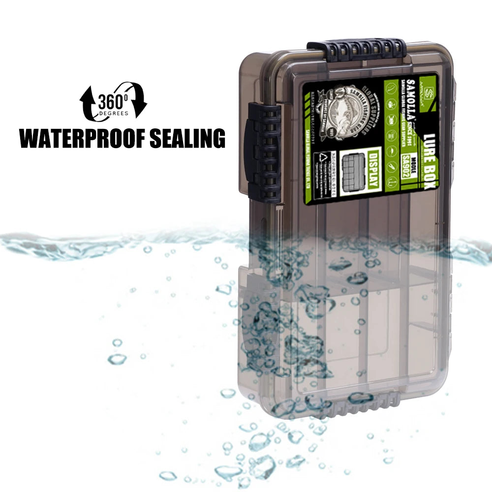 New Large Waterproof Fishing Tackle Box, Fish Hook Fishing Lure Bait Storage Organizer Case Portable Fishing Gear Accessories