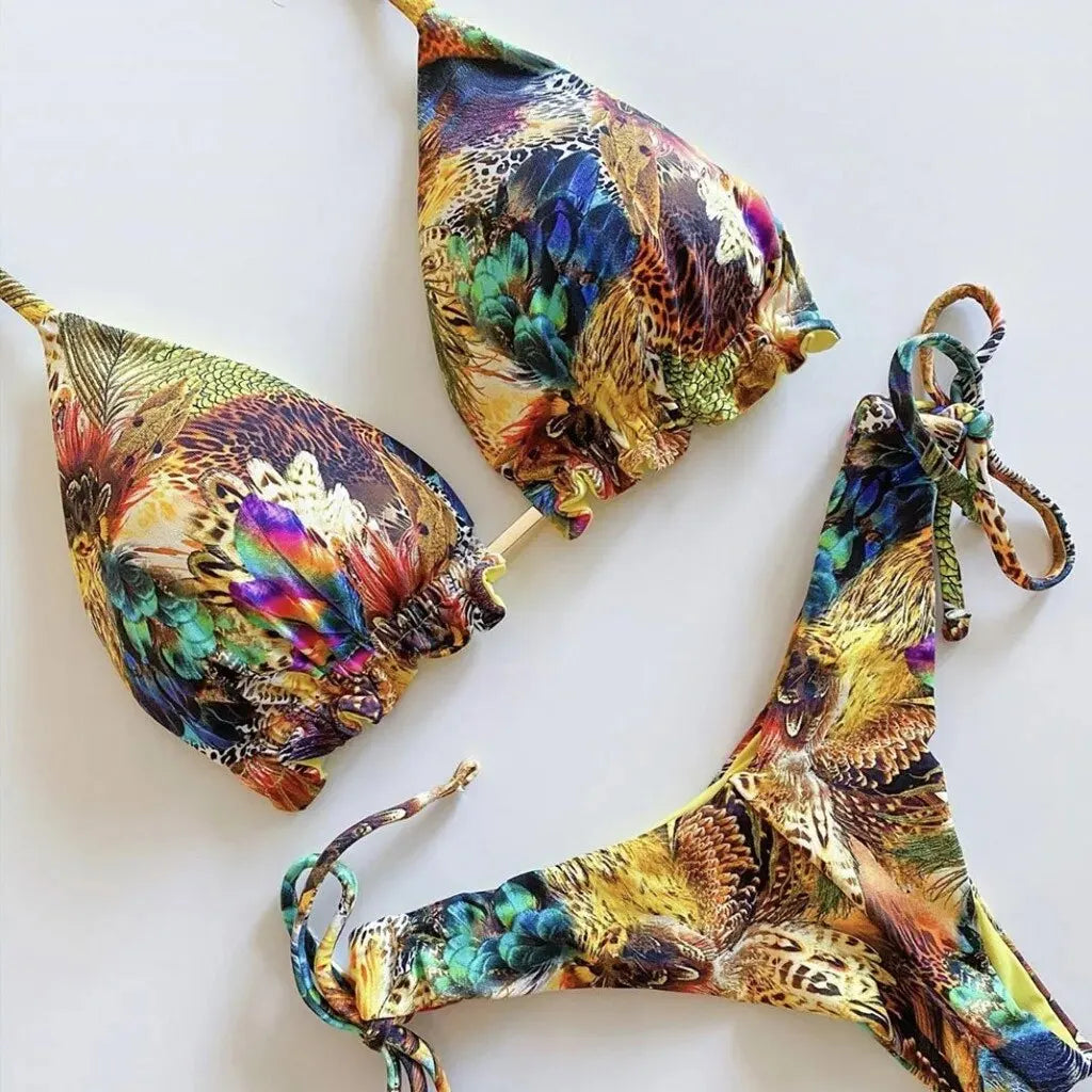 Feshion Womens Sexy Bikini Set Hot Sport Swimwear Push-Up Padded Swimsuit