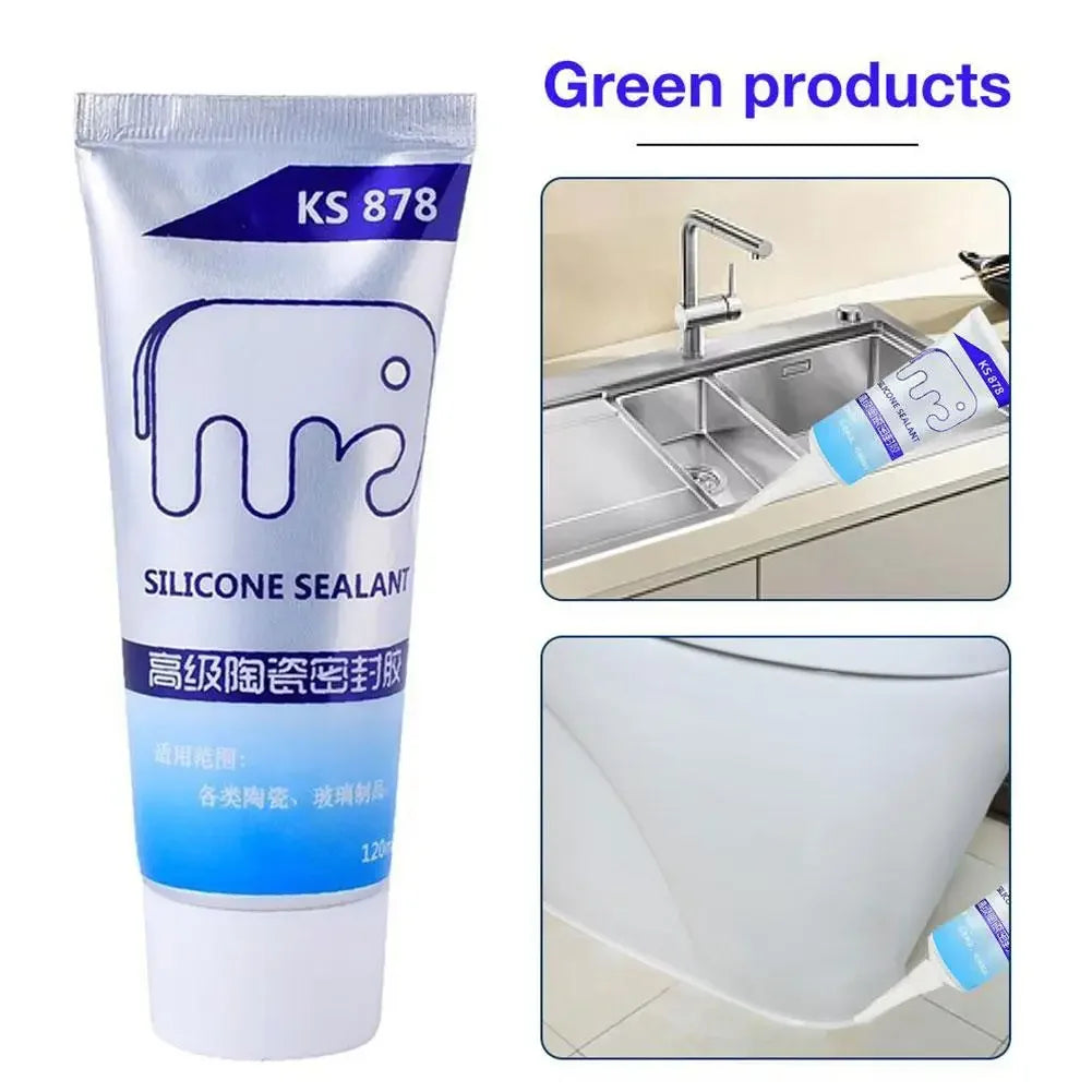 120ml Waterproof Tile Repair Filler Seam Beauty Agent Ceramic Tile Grout Repair Fill Gaps Kitchen Bathroom Specific Mildew Proof Home Repair Tools