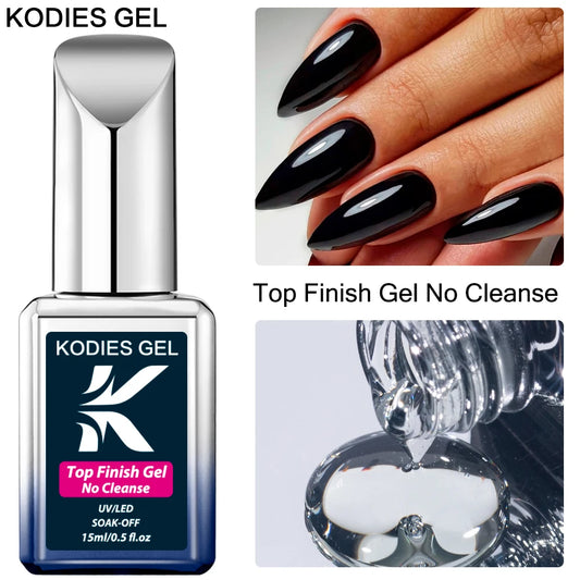 NEW Arrivals 4 in 1 Diamond Mix Korean Keratin GEL Super Shine Top Coat No Wipe Gel Nail Polish 15ML Semi Permanent UV High Glossy Gel Finish Sealer Manicure Topcoat Ladies Girls Cosmetic Accessories