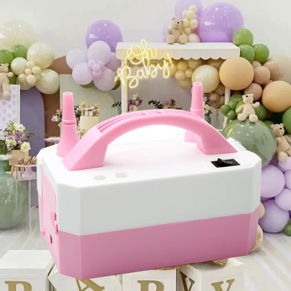 Electric Balloon Inflator Balloon Inflator Pump Can Inflate Two At The Same Time Has Two Modes Good For Decorating The Room