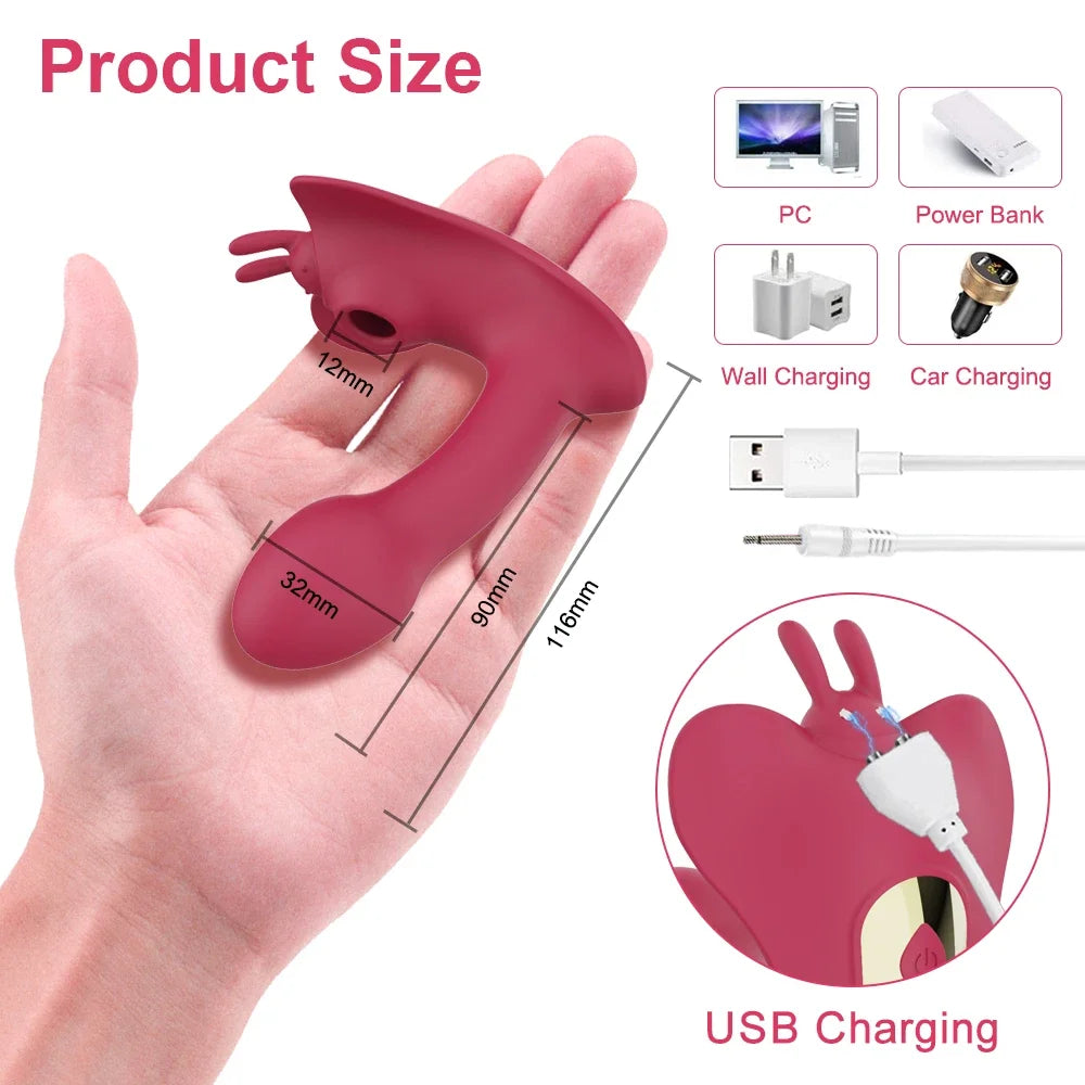 NEW Arrivals Wearable Sucking Panty Vibrator Butterfly Vibrators Dildo Adult Sex Toys For Women APP Vibrating Egg Vaginal Clitoris Stimulator