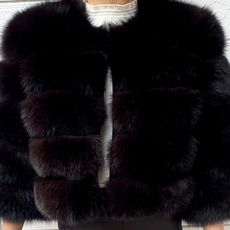 NEW Luxurious Women Ladies Real Fox Fur Shawl Vest Jacket Fluffy Fur Cape Natural Fur Poncho Fur Lady Scarf Wrap Coat Shawl Evening  Wedding Party Winter Clothes Supplies Female Fashion Clothing Accessories Products