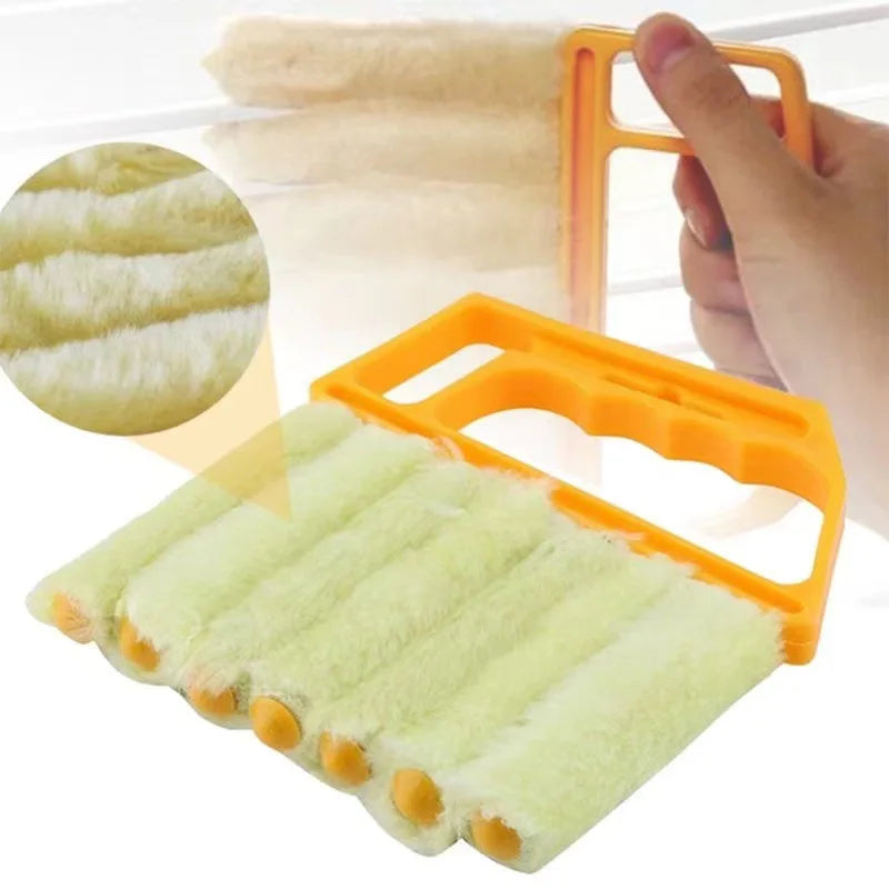 NEW Arrivals 3 Colors Blinds Window Cleaning Brush, Detachable Washable Blinds Dust Removal Brush, Blinds Duster, Household Dust Brush For Window Blinds