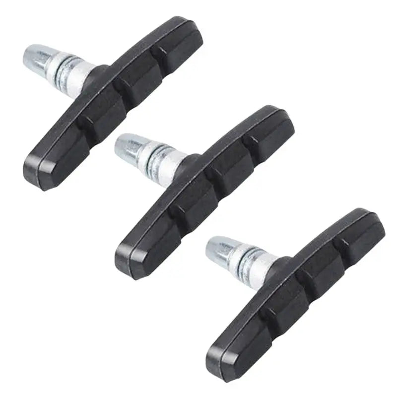 4-6pcs Bike Brake Blocks Rubber Cycling Part Tools MTB Mountain Road Bicycle Lightweight V-brake Shoes Pads Bicycle Accessories