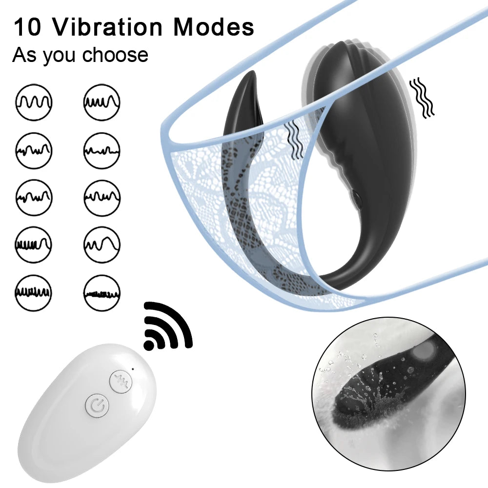 Wireless Remote Control G Spot Dildo Vibrator for Women Wear Vibrating Egg Clit Simulator Female Panties Sex Toys for Adults 18