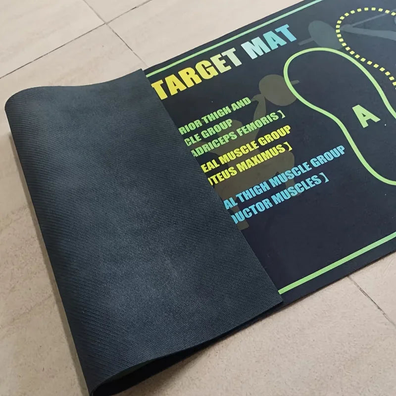 NEW Arrivals Durable Three-Color Squat Mat Non-Slip Fitness Pad for Home & Gym Use No Battery Yoga Studio Mat Sports Accessories