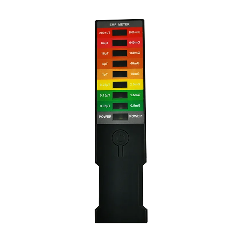 Paranormal EMF Spirit Searching/Calling  Portable Electromagnetic Field EMF Gauss Meter Ghost Hunting Detector Portable EMF Magnetic Field Detector 8 LED Gauss Meter
