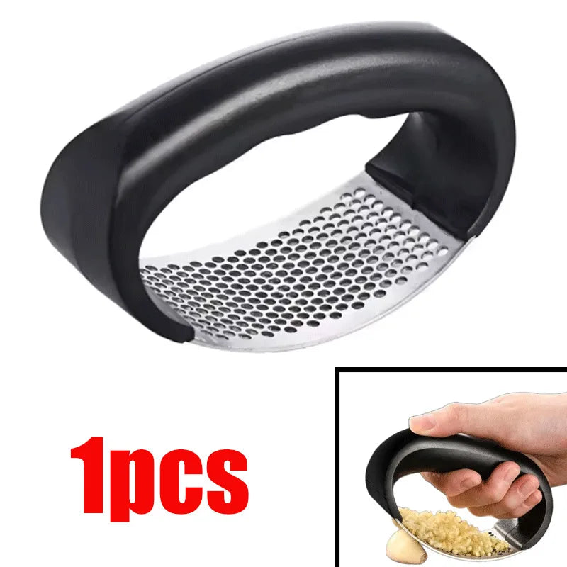 12 PCS Set Stainless Steel Garlic Press Crusher Manual Garlic Mincer Chopping Garlic Tool Fruit Vegetable Tools Kitchen Accessories