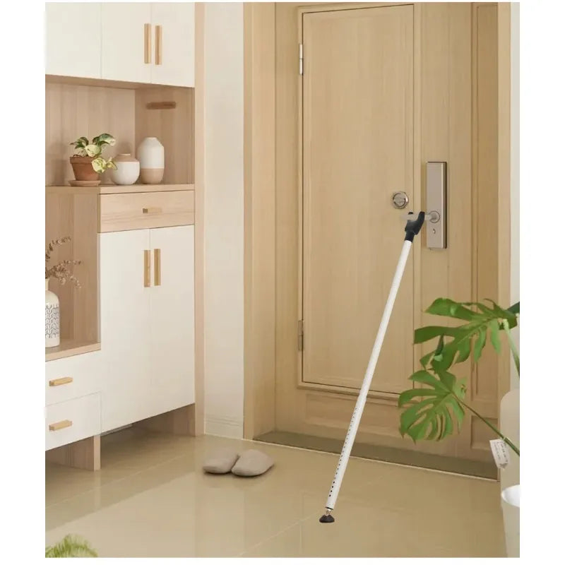 NEW Arrivals Sliding Door Stopper Jammer and Telescoping Security Bar 19-52 Inch Adjustable Length 400 LBS Force Anti-Slip Base for Home Office Hotel Security Supplies