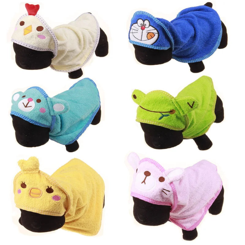 Cute Pet Dog Towel Soft Drying Bath Pet Towel For Dog Cat Hoodies Puppy Super Absorbent Bathrobes Cleaning Necessary Supply