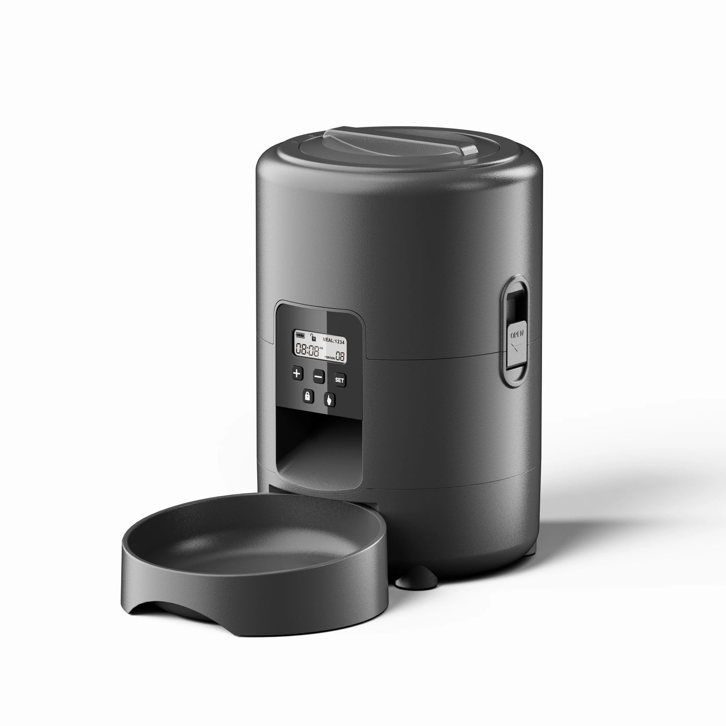 NEW Arrivals Wi-Fi + Camera Black/White Color 2L Pet Feeder Timing Smart Automatic Dog Pet Feeder For Cats Dog Button WIFI APP Camera Intelligent Dry Food Dispenser Dog Bowl Pets Supplies