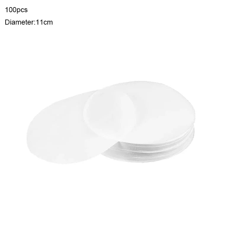 100 PCS Set 10/11/12cm  Round Hamburger Patty Paper Food Grade Non-Stick Baking PPaper For Burger Pressed Patties, Baking Cake Liner Cooking Tools Set