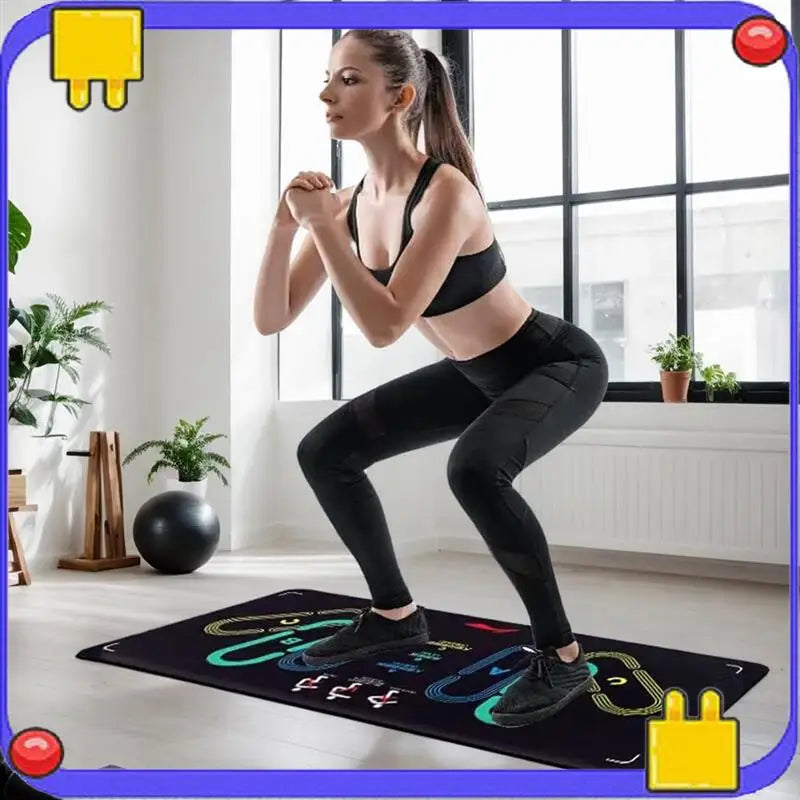 NEW Arrivals 4 PCS Set Dual Color Squat Pad Non-Slip Durable, Home and Gym Use, No Battery Needed, Ideal for Fitness and Exercise, Comfortable and Secure Sports Supplies