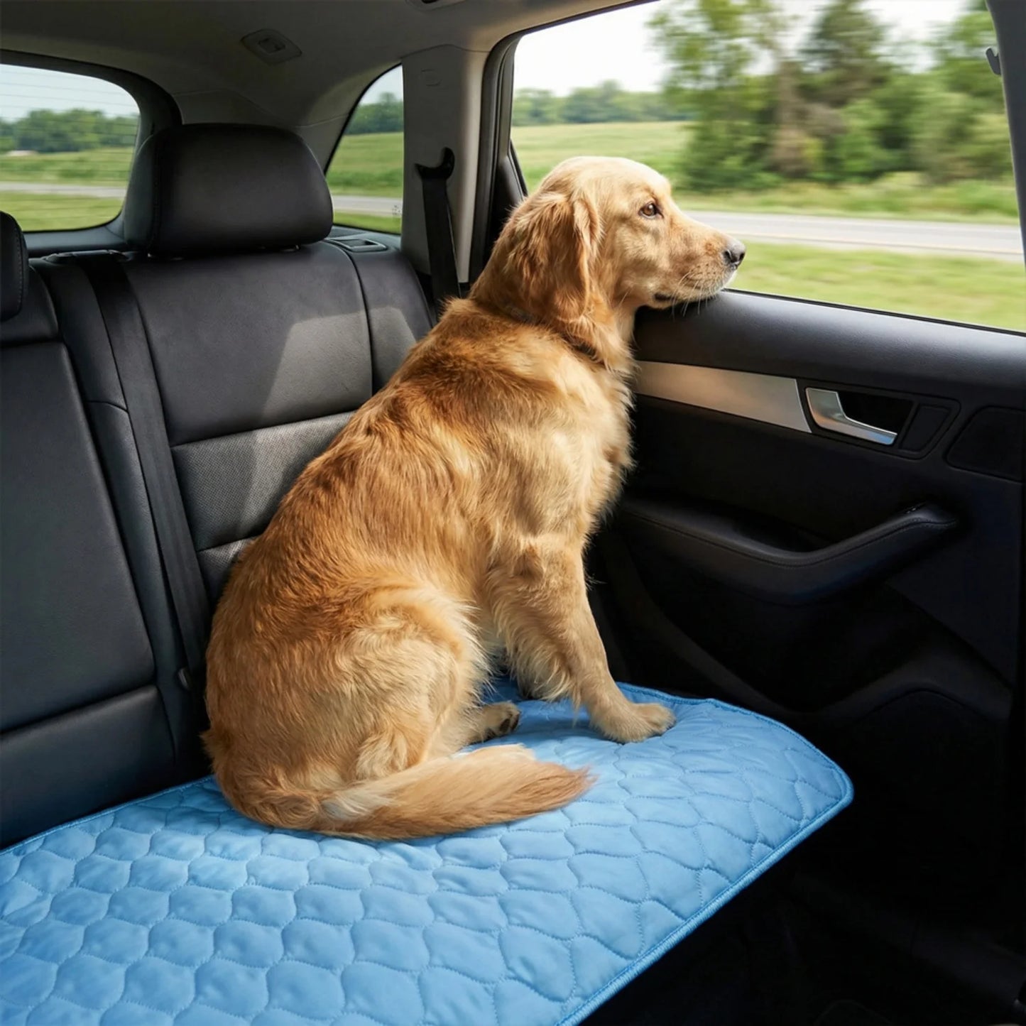 Summer Pet Cooling Mat S-XL (100cm/150cm) Breathable Ice Silk Dog Cat Pad Washable Scratch Resistant Self Cooling Blanket Sofa Car Garden Use Pet Supplies