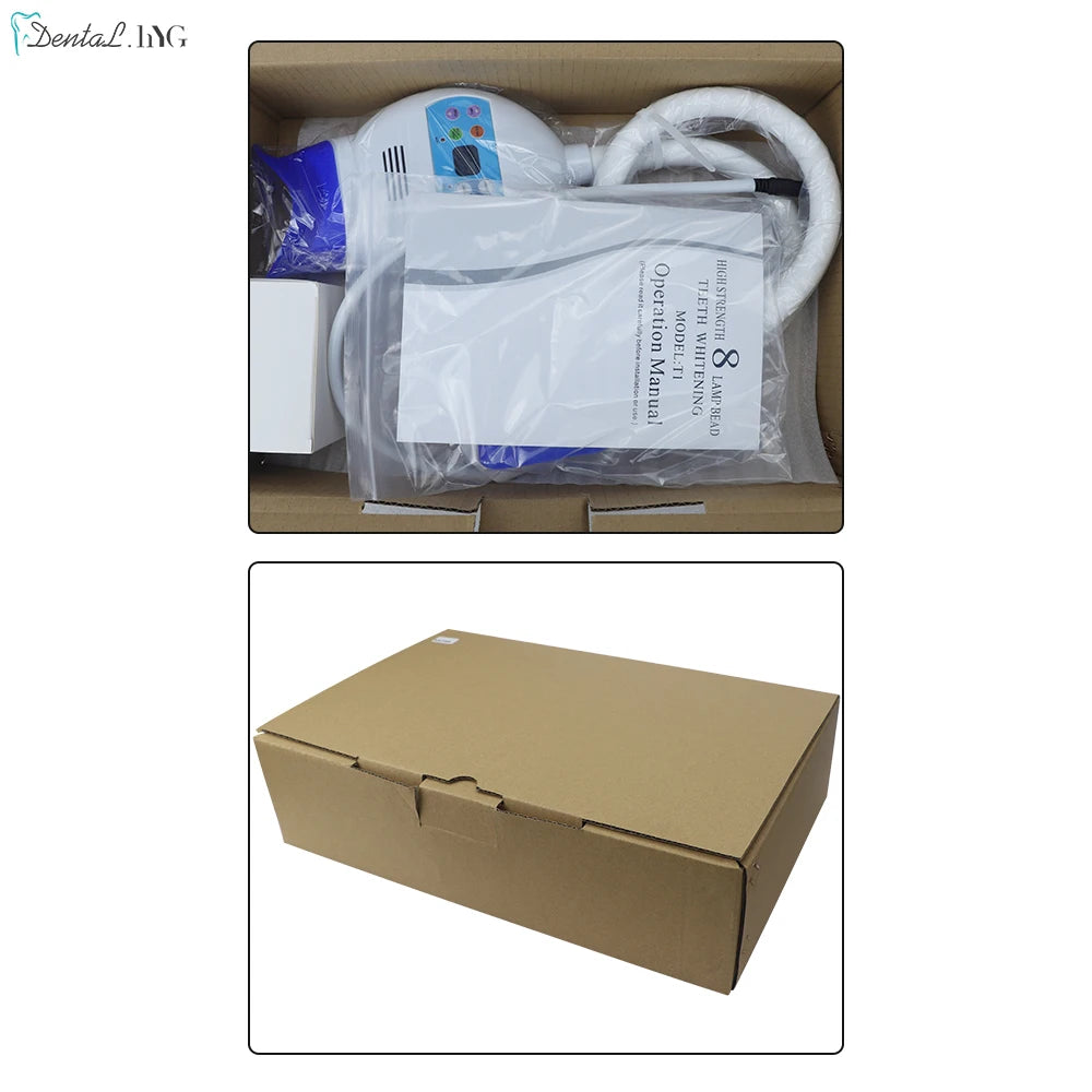 Dental Teeth Whitening Lamp Professional Cold Light Bleaching LED Machine Dentistry Equipment Clamp Table Style Oral Hygiene Care