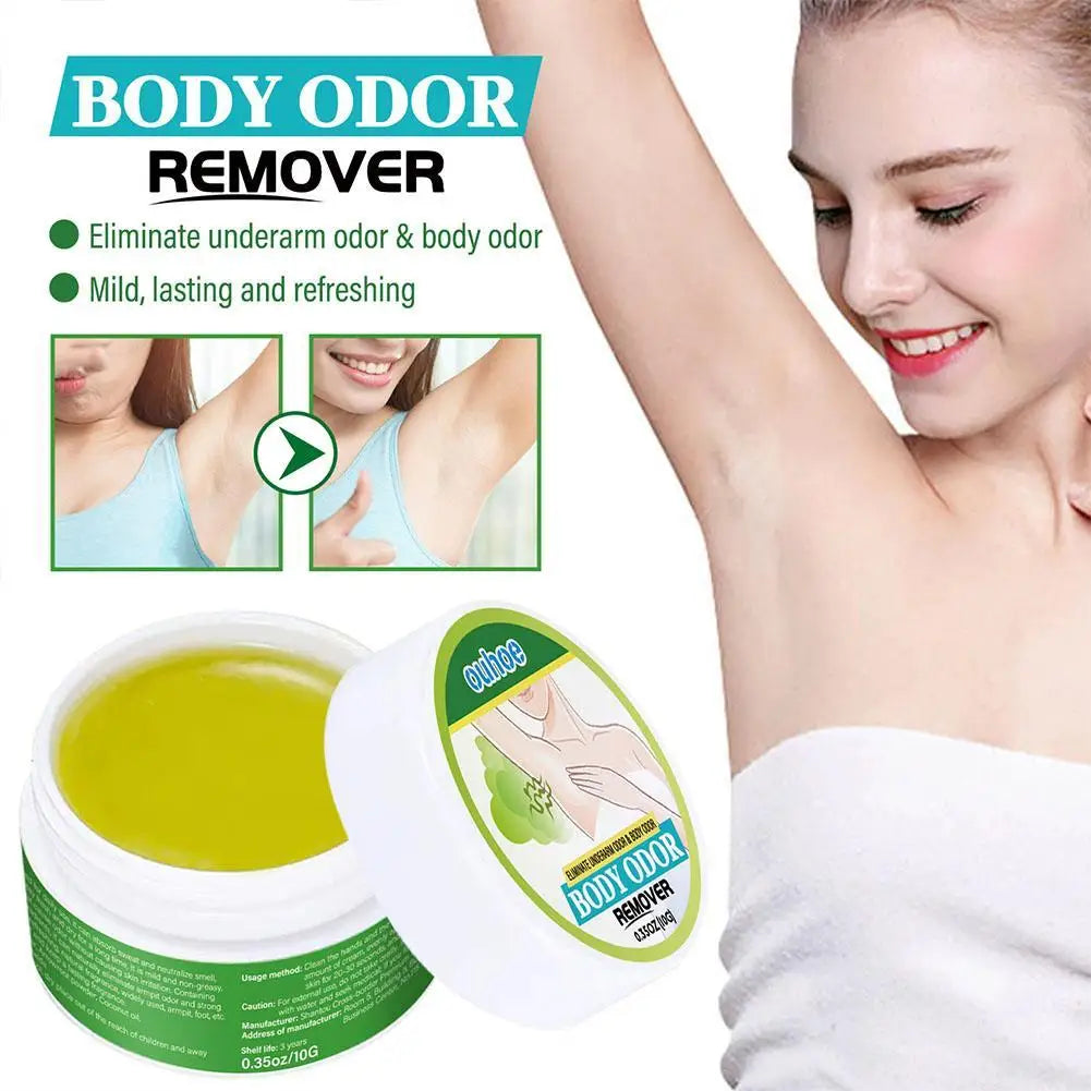 5 PCS Set Armpit Underarm Deodorant Cream Natural Refreshing Extract Plant  Summer Sweat Lasting Fragrance Body Skin Care Treatment 10g Women Men Personal Care Sets