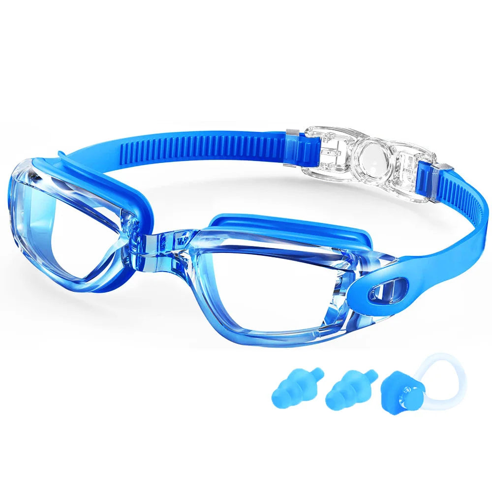 NEW Arrivals 10 Colors Swimming Goggles Professional Waterproof Swim Eyewear Glasses Anti-Fog 100% UV Protection No Leaking For Adult Men Women Youth Sports Supplies