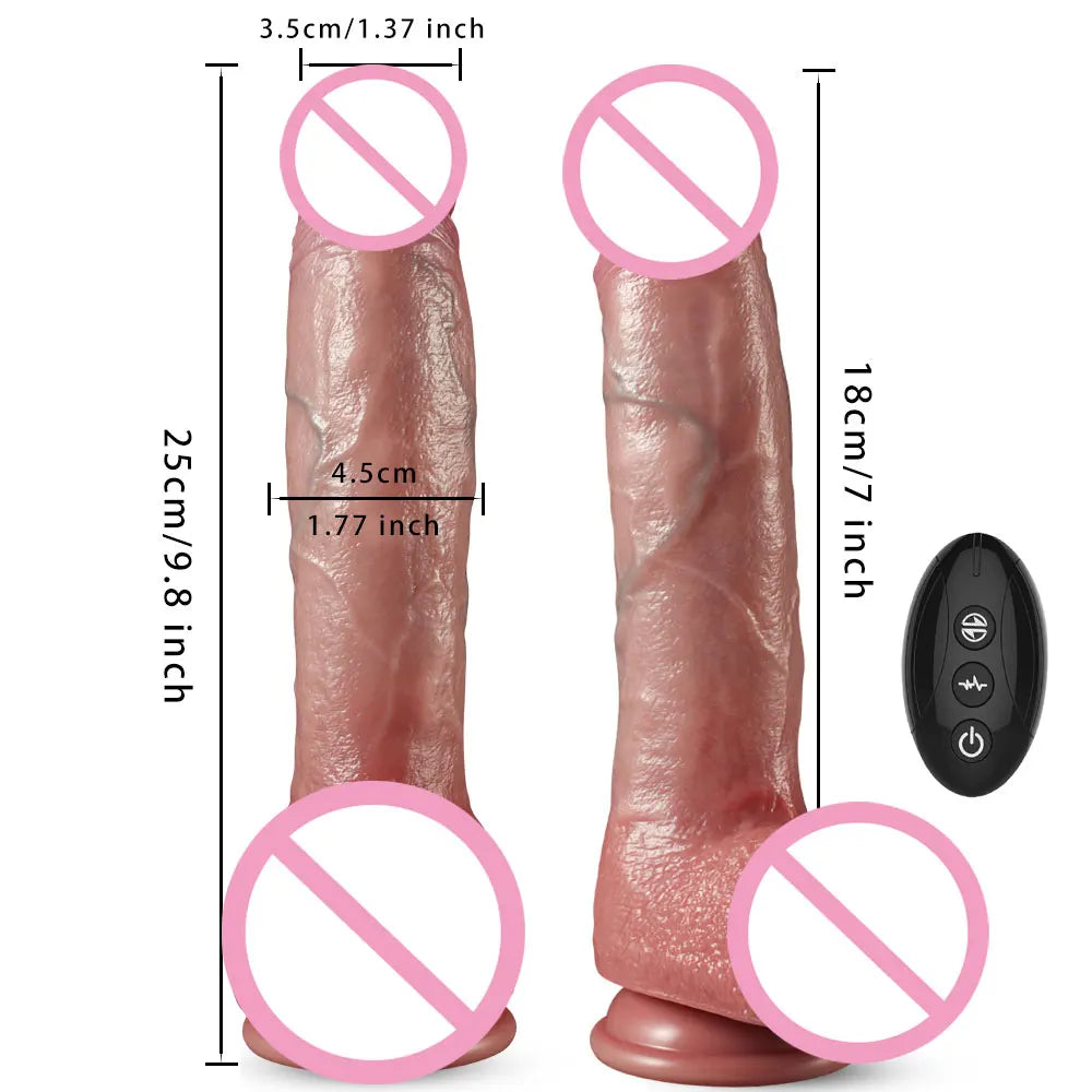 NEW Arrivals 26,5cm Super Long Telescopic Dildo Vibrator Huge Penis Anal Thrusting Realistic Dildos Anal Plug Stimulation Dick Sex Toys For Women Endless Pleasure Adults Sex Store Products