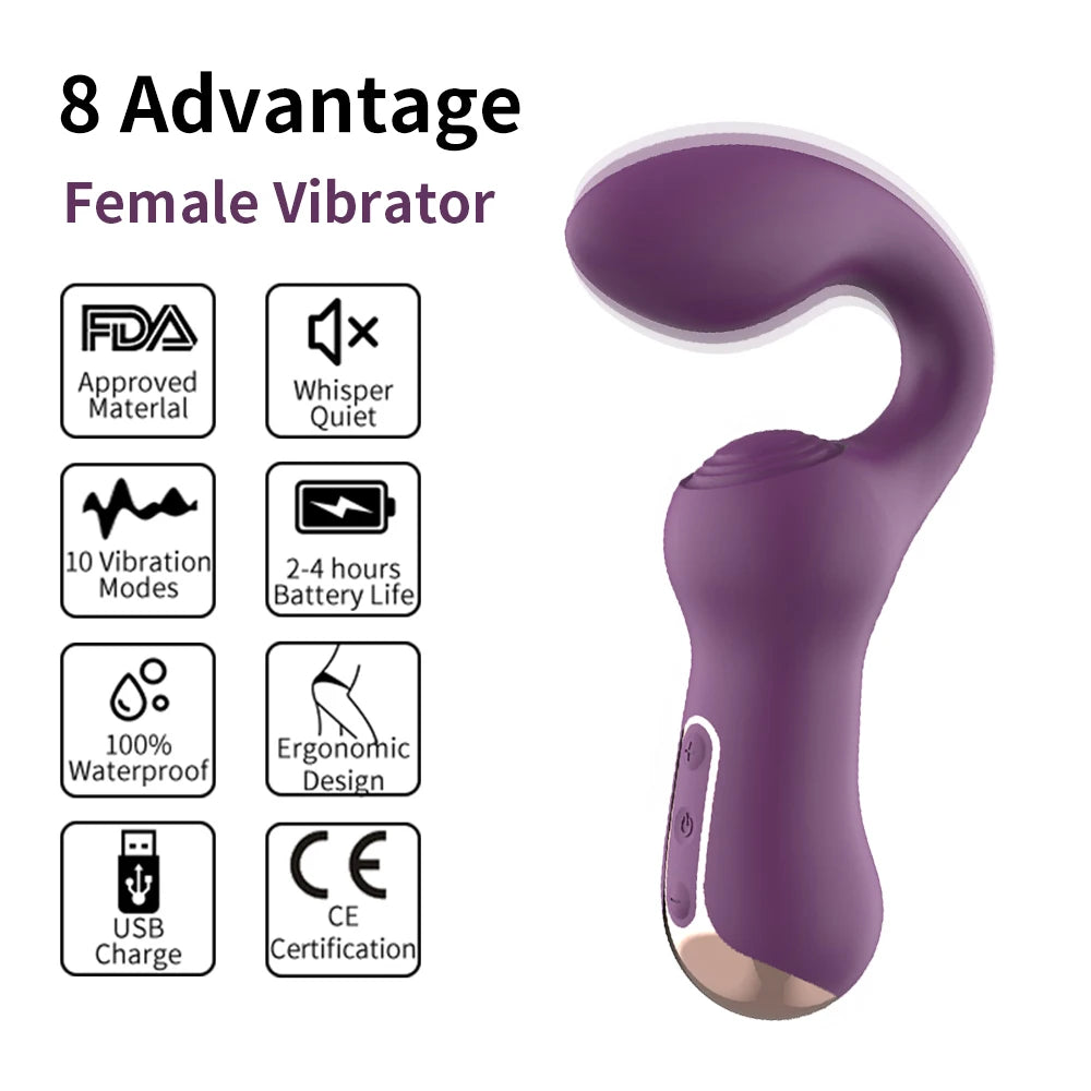 10 Speeds Powerful Dildo Vibrator AV Magic Wand Sex Toys for Women Couple G Spot Massager Clitoris Stimulator Goods for Adult 18