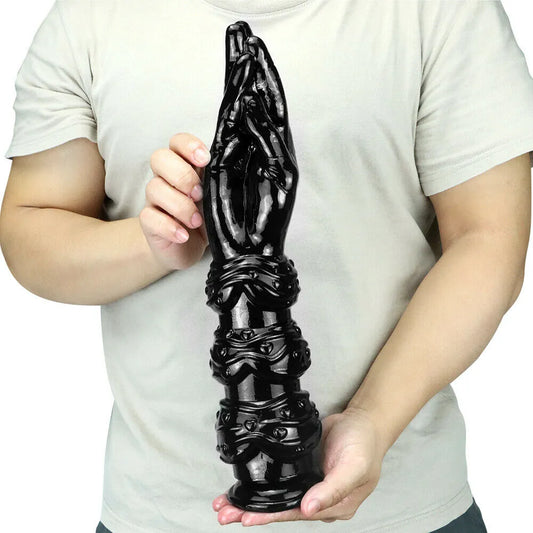 Super Huge Simulation Fist Dildo Hand Touch G-spot Anal Plug Vaginal Masturbation PVC Suction Cup Sex Toys for Unisex Couple Gay